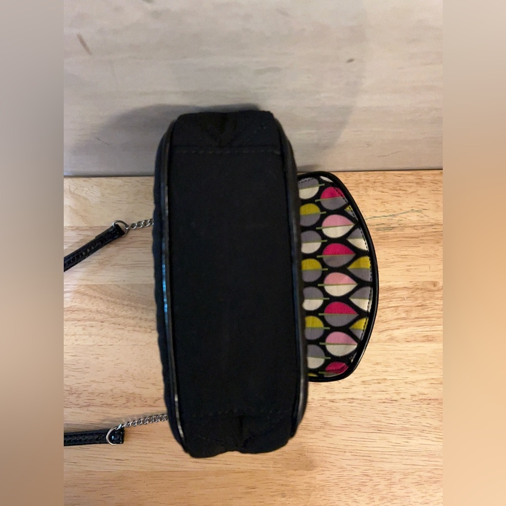 Vera Bradley Quilted Chain Strap Crossbody in classic
black. - Picture 14 of 14